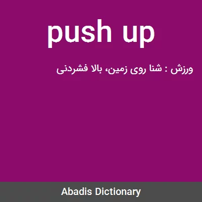 معنی push up
